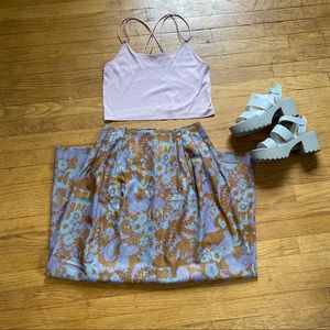 Vintage hand-sewn high waisted skirt